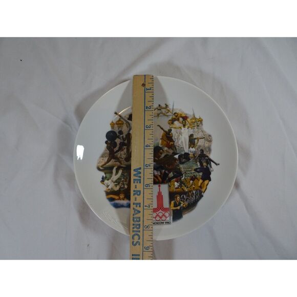 Vintage The Offical 1980 Summer Olympic Games Plate Limited Edition - Picture 5 of 5